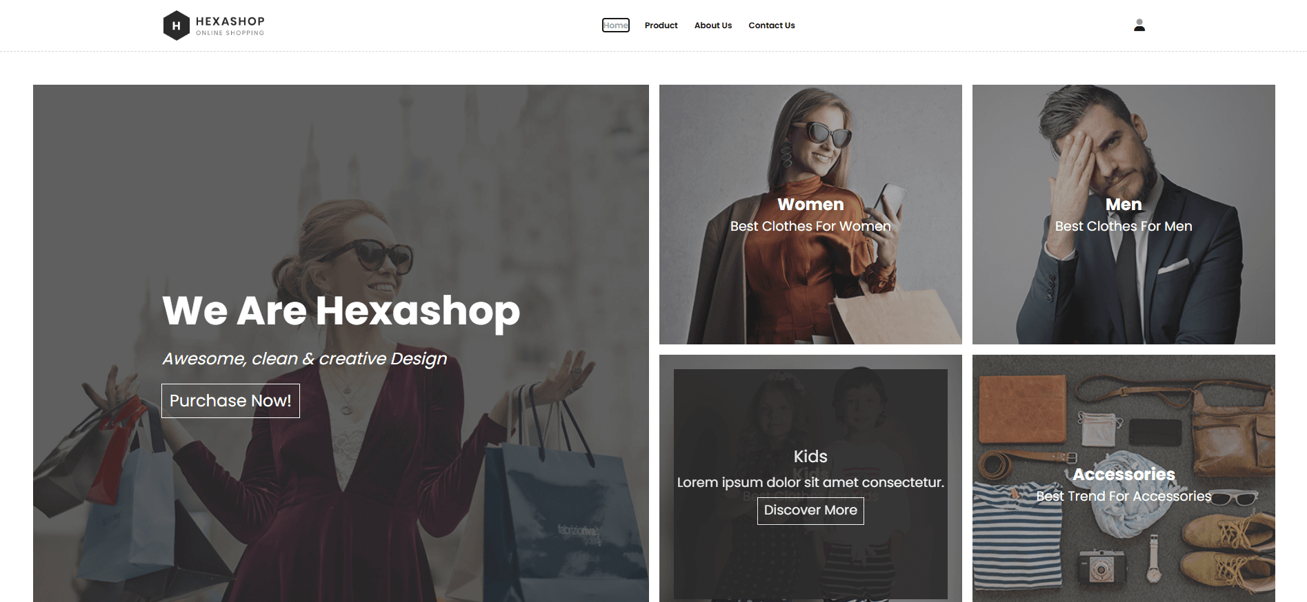 Hexashop Online Shopping